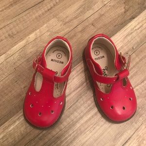 Toddler - Red Footmates shoes